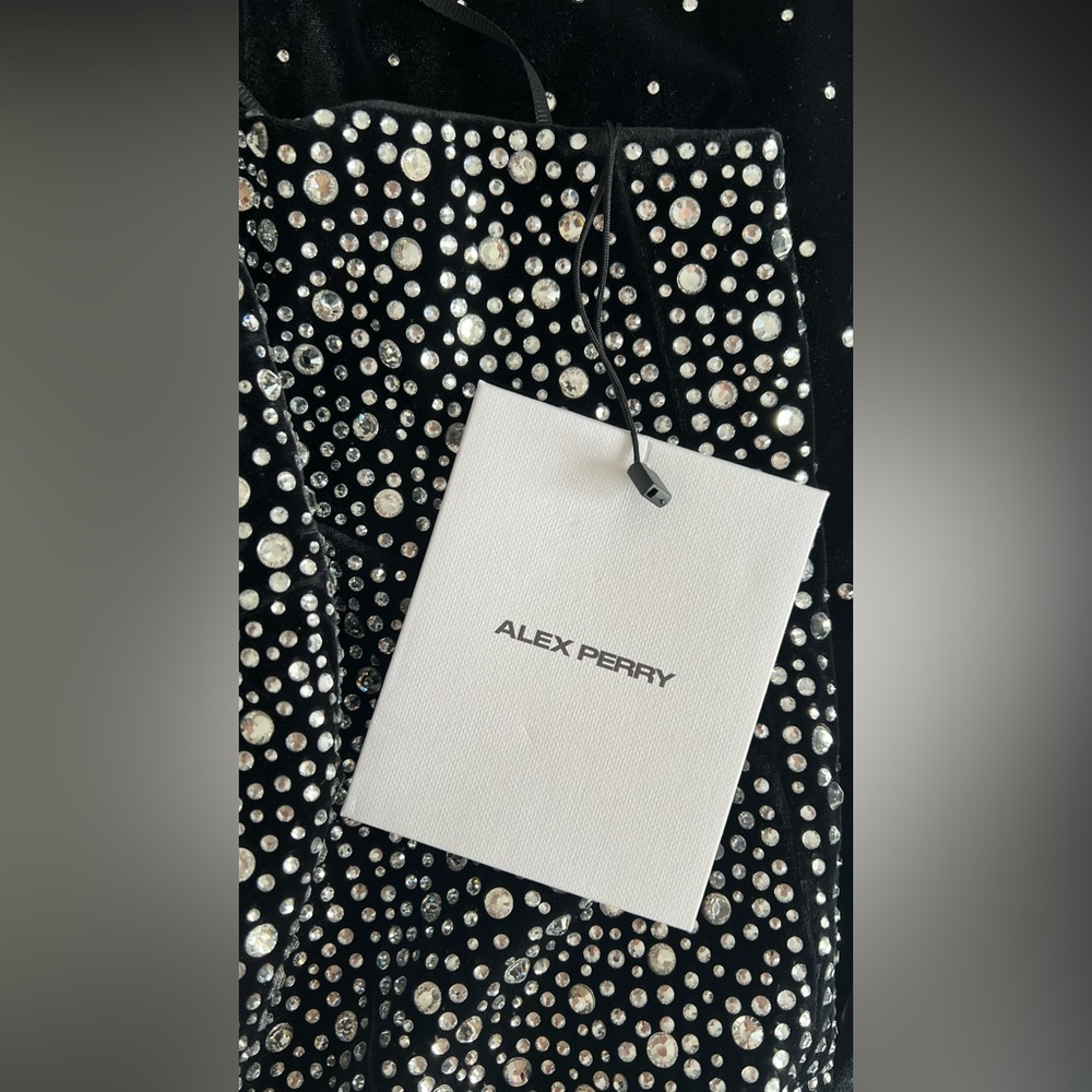 Alex Perry / Crystal Velvet Mini Dress / Size 8 & 10 🩵 Today special 🩵 - Picture 8 of 11